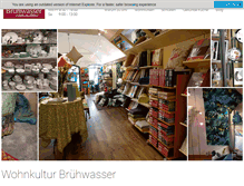 Tablet Screenshot of bruehwasser.at